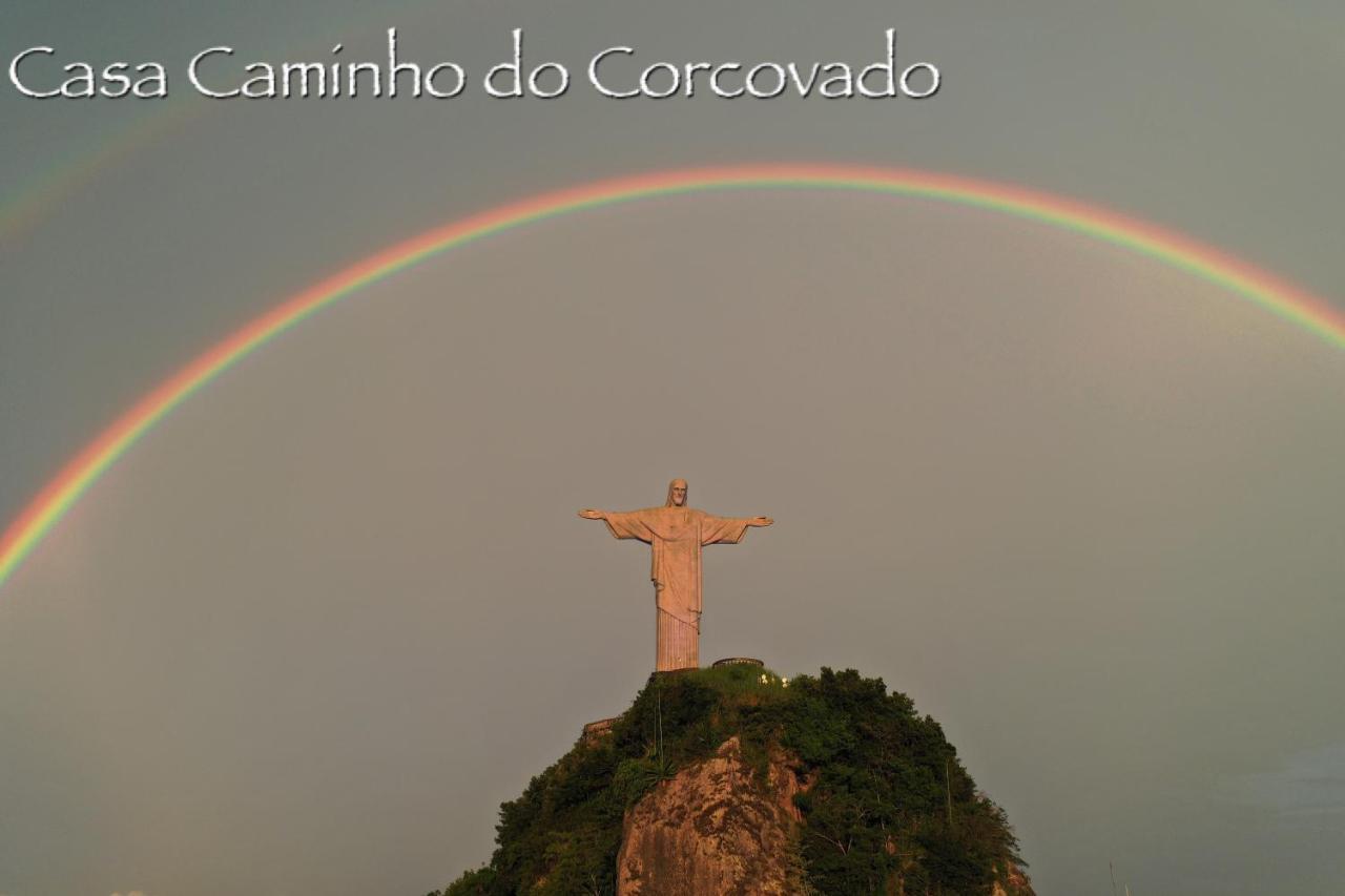 Casa Caminho Do Corcovado Nearchrist Redeemer Statue Rio de Janeiro Exteriör bild